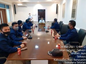 Jelang Pelantikan, IWO Muba Sowan ke Sekda