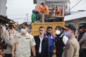 Pemkab Muba Tertibkan Pedagang di Eks Pasar Talang Jawe