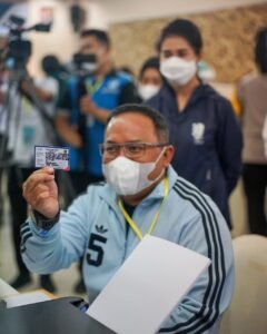 ID Card Vaksin Muba Diusulkan Ke Pemerintah Pusat untuk&nbsp; Bekal&nbsp; Bepergian dengan Aman