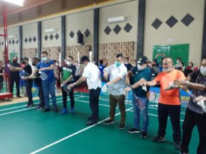 40 Klub Ramaikan Kejuaraan Badminton Elang Nusantara