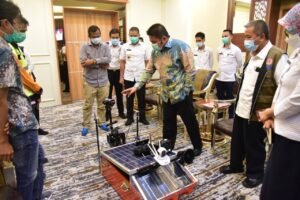 Ciptakan Drone Air USV/ Alat Pendeteksi di Atas Air, Herman Deru Apresiasi KEMAS