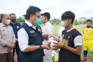 Realisasi Gerakan Sejuta Bola Inisiasi Gubernur Herman Deru Sukses di 16 Kabupaten/Kota&nbsp;