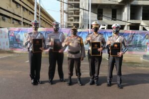 Empat Personel Subdit Regident Ditlantas Polda Diganjar Penghargaan