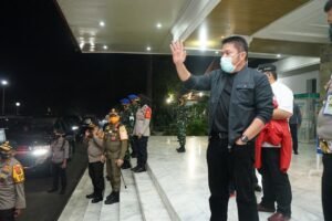 Gubernur Bersama Forkopimda Pantau Pergantian Tahun di Palembang&nbsp;