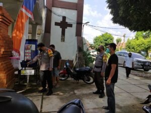 Kapolres Musirawas Sidak Sterilisasi Gereja dan Pos PAM