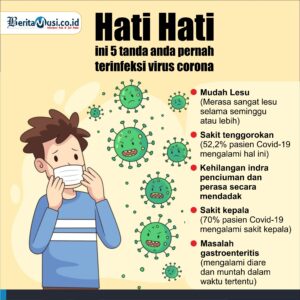 [INFOGRAFIS] Ini 5 Tanda Pernah Terinfeksi Virus Corona