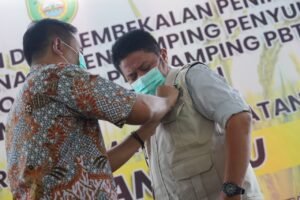Herman Deru&nbsp; Terima Penghargaan&nbsp; Pin Emas dari Kementan RI