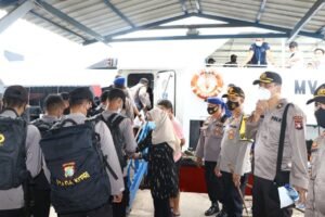 Tugas Usai, Personel BKO dari Polda Kepri Kembali ke Satuan