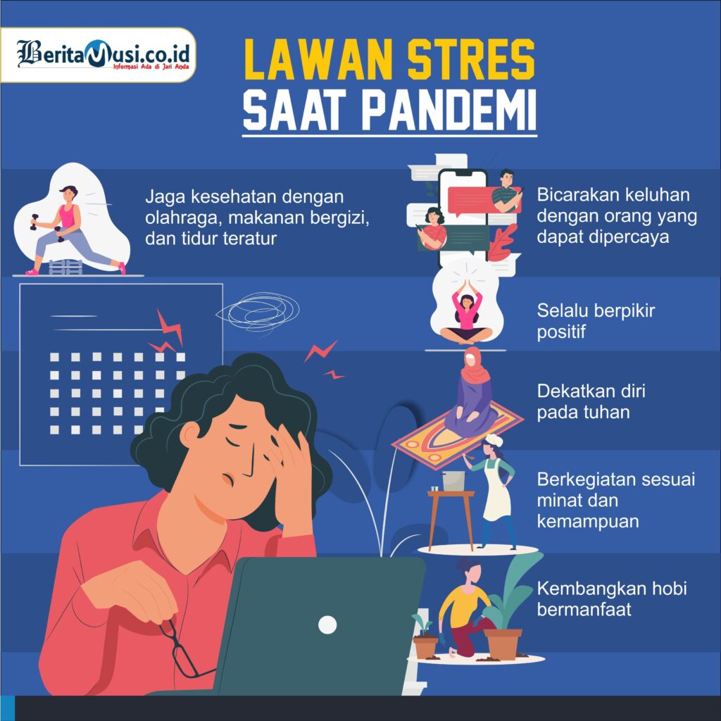 [INFOGRAFIS] Cara Melawan Stres Saat Pandemi