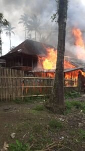 Innalilahi, Dua Rumah Warga Lahat Terbakar