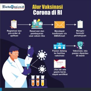 [INFOGRAFIS] Begini Alur Vaksin Corona di Indonesia