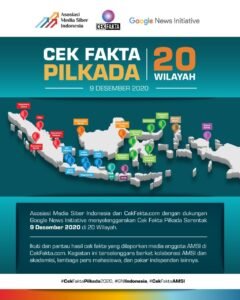 Cek Fakta Pencoblosan Pilkada di 20 Wilayah, AMSI Teken MoU dengan KPU dan Bawaslu
