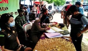 Operasi Yustisi 10 Hari, Satpol PP Pagaralam Sanksi 451 Pelanggar Tak Pakai Masker