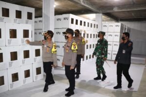 Kapolres Karimun Cek Logistik Pemilu&nbsp;