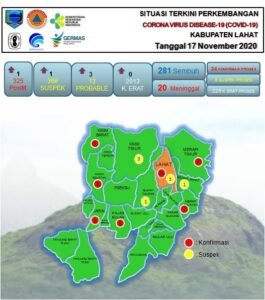 Total 20 Orang Warga Lahat Meninggal Akibat Covid 19