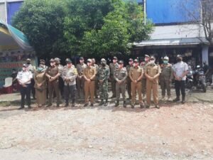 Ops Yustisi Prokes, Hari Pertama 43 Pelanggar Terjaring Di Seputar Pasar Dempo Permai