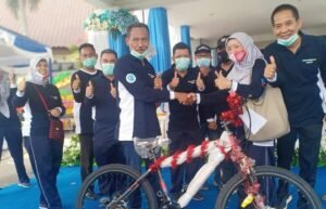 Senam Sehat Dengan Prokes Ketat Warnai HKN ke 56 Tahun di OKI