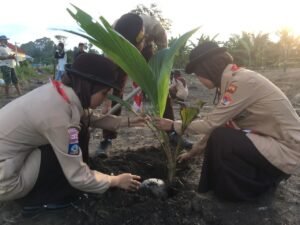Pramuka SMAN 1 Mendo Barat Gelar Scout Agrowisata