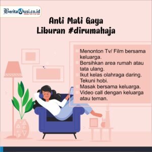 [INFOGRAFIS] Anti Mati Gaya Liburan di Rumah Aja