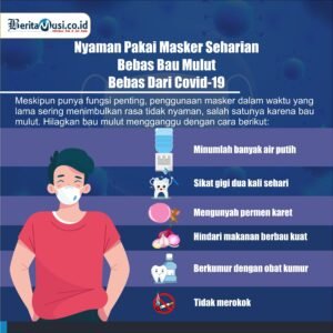 [INFOGRAFIS] Tips Nyaman Menggunakan Masker Seharian