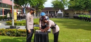 Kapolres Muara Enim Pimpin Sertijab Kapolsek Semendo