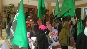 Massa HMI MPO di Bangka Belitung Menagih Nawacita Setahun Jokowi-Ma’ruf