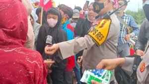 Aksi Unjuk Rasa Penolakan Pengesahan RUU Omnimbus Law di Musirawas Kondusif