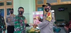 Kapolres Basel Beri Kejutan kepada Sejumlah Koramil di Hari Jadi ke-75 TNI