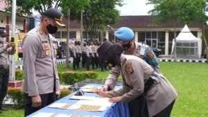 Kapolres Muara Enim Ingin Pejabat Baru Segera Beradaptasi