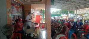 Hadiri Kampanye H2G-MULYA, Warga Ulu Terawas Kompak Terapkan Protokol Kesehatan