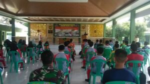 Kodim 0402/OKI Berbagi Wawasan Kebangsaan kepada Pelajar