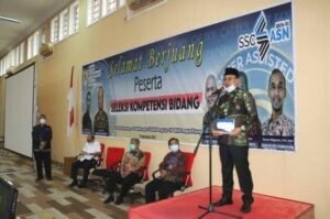 Juarsah Tinjau Peserta SKB CPNS Kabupaten Muara Enim