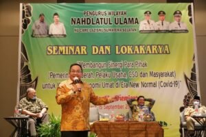 Dodi Reza Jadi Narasumber Seminar Kemajuan Ekonomi Umat Gagasan PWNU Sumsel