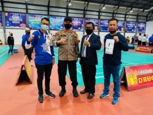 Polisi se-Sumsel Ramaikan Turnamen Sepak Takraw Kapolda Cup