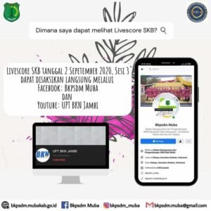 Hari Ini, BKPSDM Muba Livescore SKB Bagi Peserta Ujian di Titik Lokasi UPT Jambi