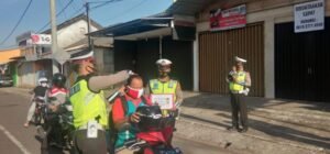 Satlantas Polres Basel Imbau Pengendara Terapkan Protokol Kesehatan