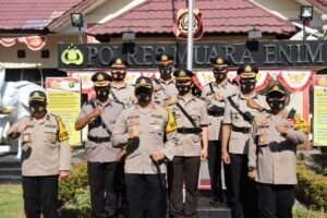 Lima Pejabat Utama dan Satu Kapolsek Jajaran Polres Muara Enim&nbsp;Dimutasi