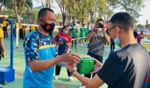 Gandeng Polda Sumsel, PSTI Sumsel Gulirkan Kejuaraan Sepak Takraw Antar Polres