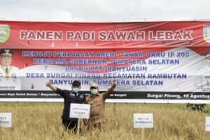 Gubernur Sumsel Minta Banyuasin Kejar Tiga Besar Produksi Pangan Nasional