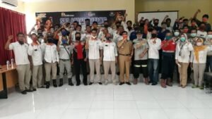 Hadapi Karhutla, Perusahaan di Muara Enim Gelar Latihan Bersama