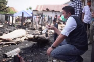 Pemprov Sumsel Kucurkan Rp81 Juta untuk Korban Kebakaran di Lorong Serengam Palembang