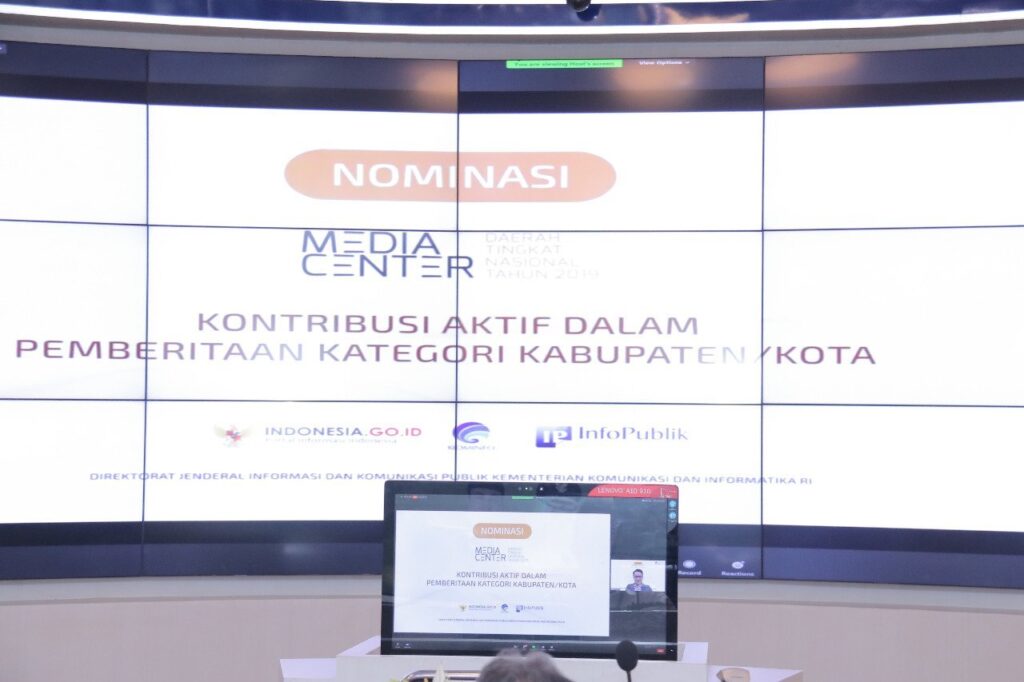 Media Center Kominfo Palembang Masuk 10 Besar Terbaik Nasional 2019