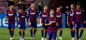 Dua Kartu Merah, Barcelona Unggul Tipis 1-0 Atas Espanyol