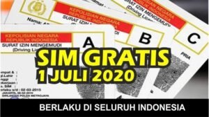 Masyarakat Muara Enim akan Diberikan SIM Gratis. Ini Syaratnya