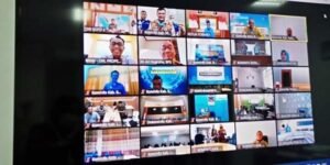 Melalui Vidcon, Diskominfo Muara Enim Bahas Sinergitas Pusat dan Daerah
