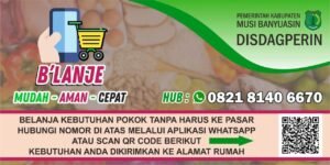 Luncurkan Aplikasi B’lanje, Belanja Keperluan Dapur di Muba Cukup Lewat HP