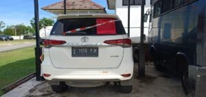 Kejari Babar Sita Mobil dan Tanah Milik Mantan Pimcab BPRS Muntok