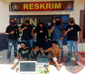 Empat Pemuda Pembobol SMPN 5 Toboali Tertangkap