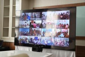 Bupati Muba Cek Kesiapan Pemdes Lewat Video Conference