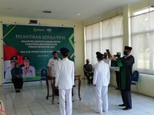Sebelum Dilantik Enam Kades di Muba Dijemur